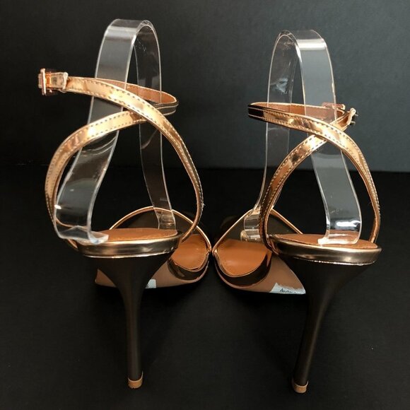 ASOS Metallic Gold Heels - Picture 6 of 11